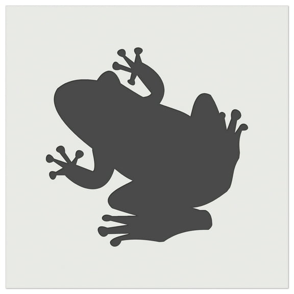 Rainforest Tree Frog Solid DIY Cookie Wall Craft Stencil - 3.5 Inch