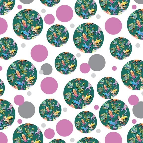 Rainforest Tree Frogs Rainbow Sticky Fingers Premium Gift Wrap Wrapping Paper Roll