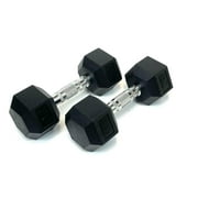 RainforestBasics Rubber Encased Hex Dumbbell Hand Weight