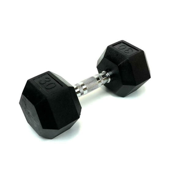 RainforestBasics Rubber Encased Hex Dumbbell Hand Weight