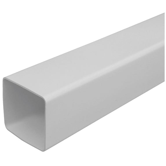Raingo 10 L x 2-1/4 in. W x 2-1/4 in. H x 10 L x 2.25 in. W x 2.25 in. H Vinyl Downspout White