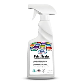 Rain Guard Paint Sealer Spray 16 oz | Ready to Use | Protects Painted Concrete, Wood, Stone | Silane/Siloxane Acrylic Waterproofer | UV Resistant | Fast Drying | Semi-Satin Finish