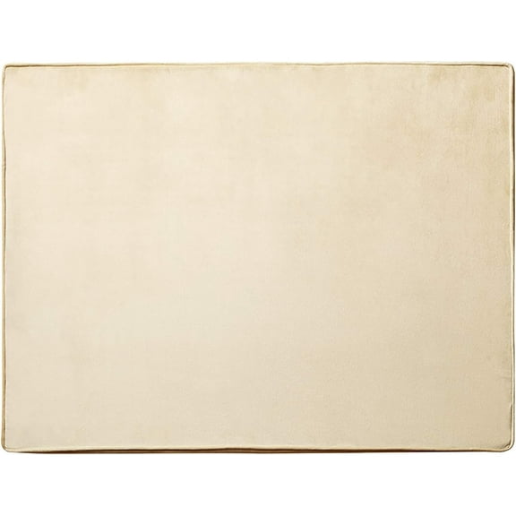 Rainha Cushioned Dorm Headboard - Almond Milk Velvet