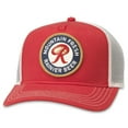 thumbnail image 1 of Rainier 49838 Rainer Beer Red & White Adjustable Mesh Snapback Trucker Hat, 1 of 2