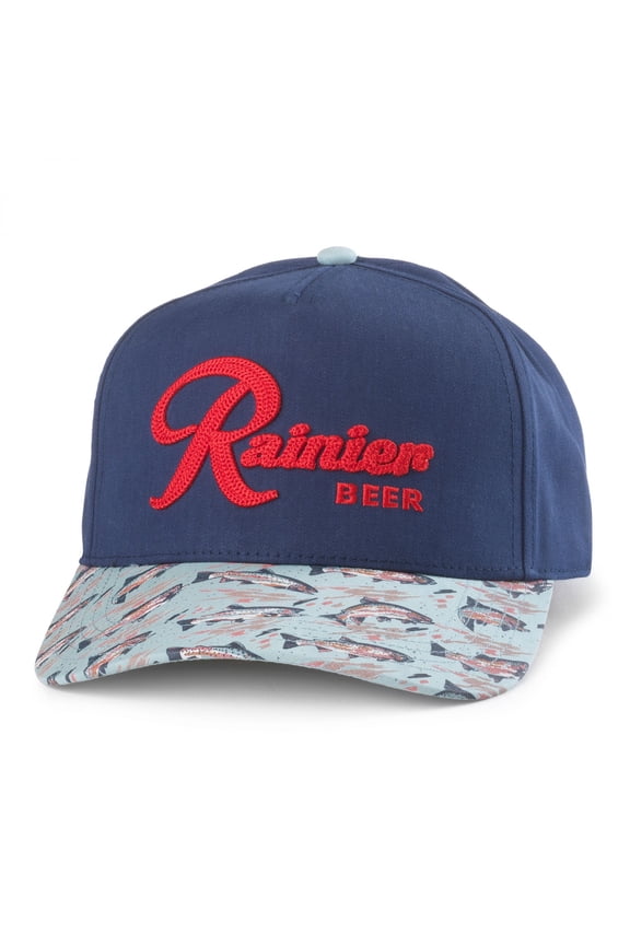Rainier Beer Fishing Brim Adjustable Hat