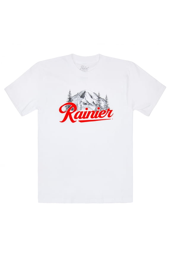 Beer Mountain Logo White T-Shirt-Large