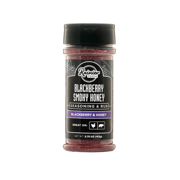 Rainier Foods Blackberry Smoky Honey Rub, 5.75oz (Pack of 2)