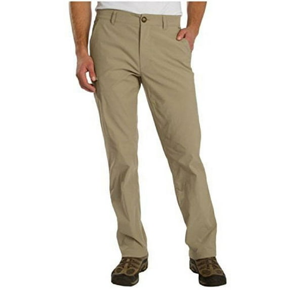 Rainier Mens Travel Chino Pants (Khaki, 32W x 30L)