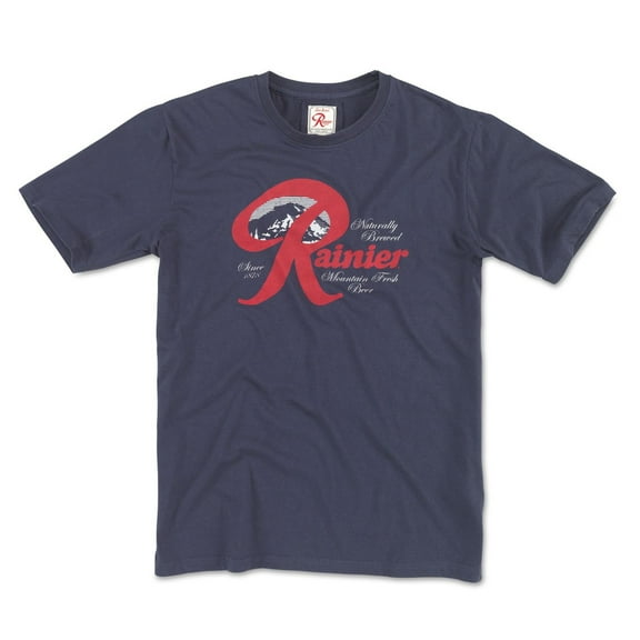 Rainier Naturally Brewed Classic Logo T-Shirt-Large