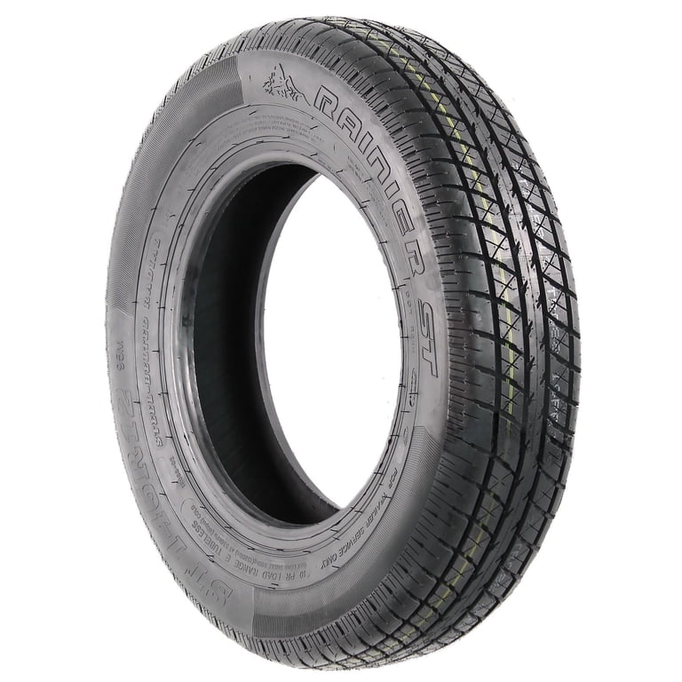 eCustomRim Steel Belted Radial Trailer Tire, 145/R12 Load Range E 