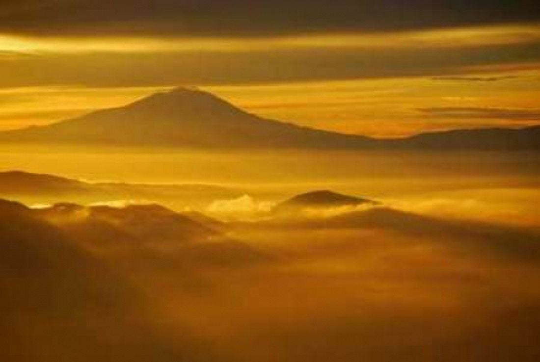 Rainier Sunset II Canvas Art - Brian Kidd (20 x 28)
