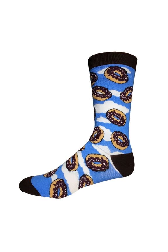 Raining Doughnuts One Size Fits Most Crew Socks