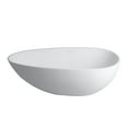thumbnail image 1 of Rainlex 66.88" x 33.5" Freestanding Polyresin Bathtub, White, 1 of 12