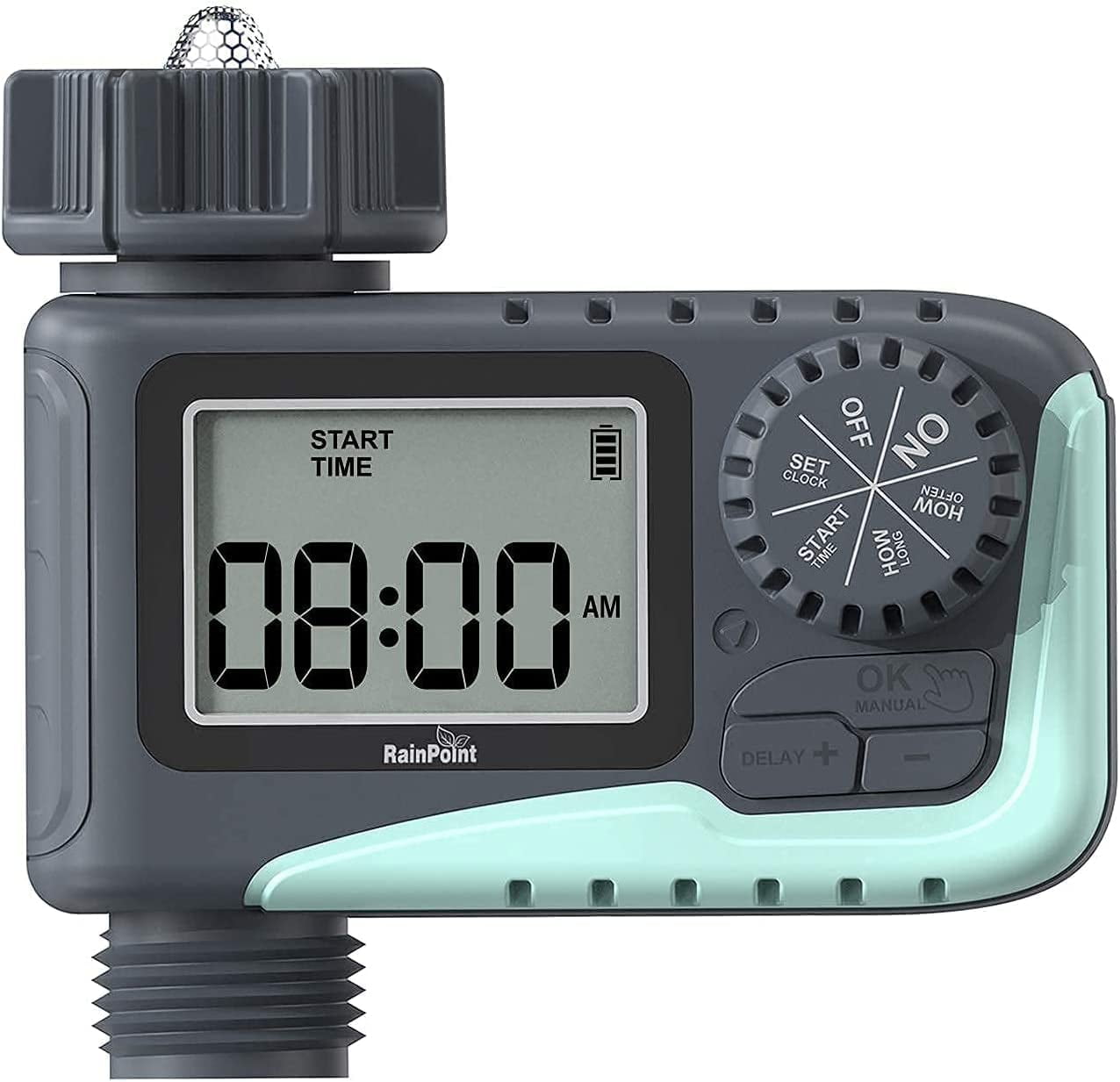Rainpoint Sprinkler Timer,Water Timer Manual/Automatic Watering System