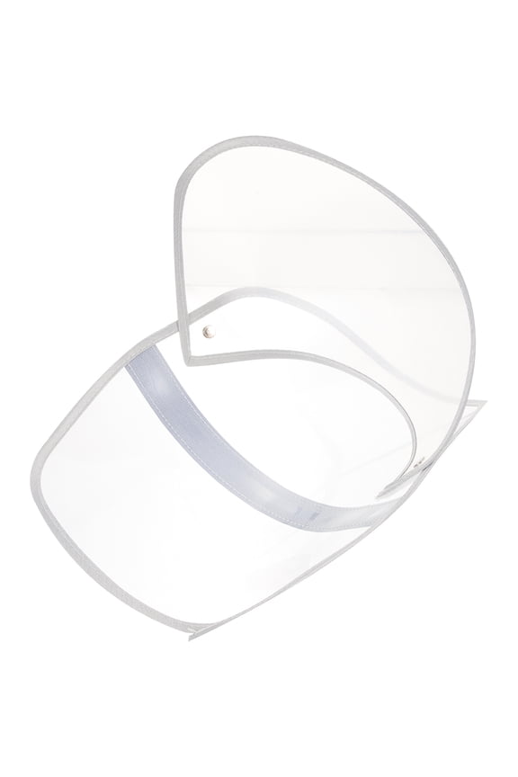 Wide Brim Rain Hat Transparent Plastic 1Pack
