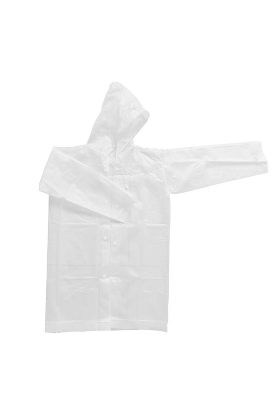 Rainproof Festival Poncho, Transparent Hooded Rain Coat for Outdoor Activities Lightweight Disposable Rain Jacket with Drawstring Hood and Wide Coverage