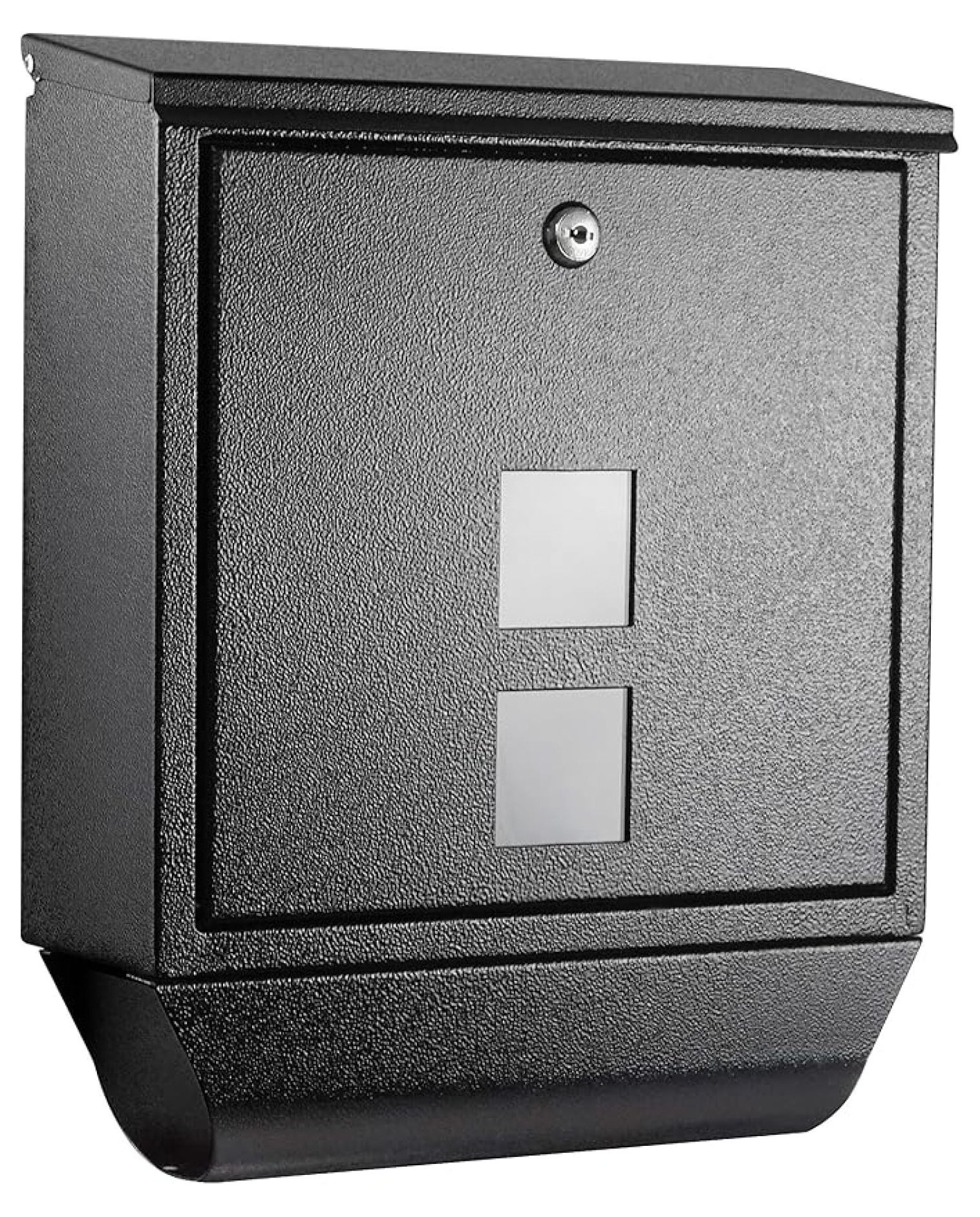 Simple Locking Mail Box Rainproof Galvanized Steel Locking Mail Box - Wall Mount Locking ...