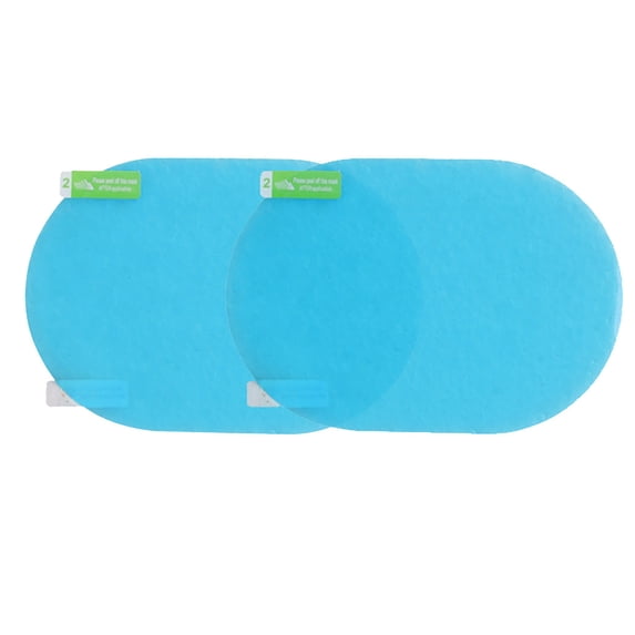 Rainproof Mirror Sticker 2 Pair, PET Nano Coating Protective Film, Anti Fog Anti Glare Anti Mist, 99% Transmittance Clear View, Easy Install Rearview Side Window Car SUV Truck