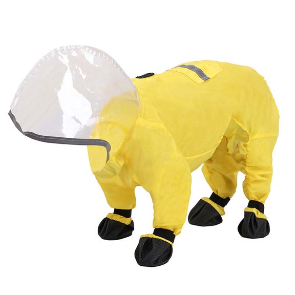 Rainproof Pet Raincoat for Outdoor Use High Coverage Windproof Water Jacket Suit Dogs Cats Adventure Gear