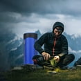 thumbnail image 1 of Rainproof Sleeping Bag Storage Bag, 100% Polyester Compression Sack for Outdoor Camping, Lightweight & Durable Stuff Sack, Tight-Fitting Design, 60x40x20cm, Green/Yellow/Blue, 1 of 6