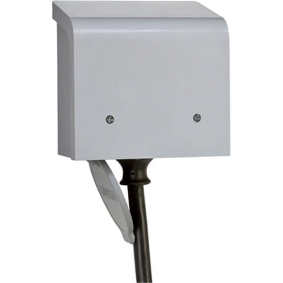Raintight Inlet Box - 50 amps, 125-250V - Plastic - Model No. PBN50