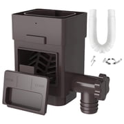 Rainwater Collection Diverter   Fits 2x3 or 3x4 Downspouts, Adjustable Valve & Filter, Rain Barrel Connector Kit