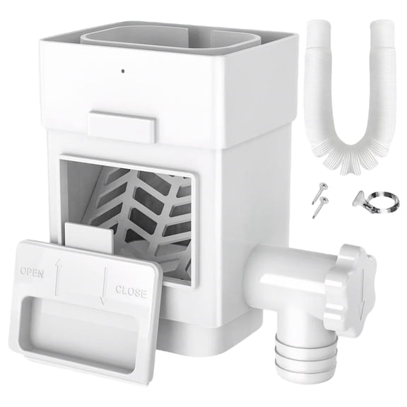 Rainwater Collection System, Downspout Diverter Fits for 2x3 or 3x4 Inch Standard Downspouts, Rain Barrel Diverter Kit with Adjustable Valve and Filter. 5ft Hose