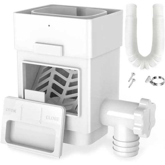 Rainwater Collection System, Downspout Diverter Fits 2x3 or 3x4 Inch Standard Downspouts, Rain Barrel Diverter Kit with Adjustable Valve and Filter