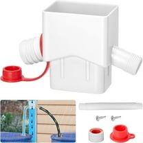 Rainwater Collection System, Downspout Diverter Fits for 2"x 3" Downspouts, Rain Barrel Diverter Kit, Diverts Water into Rain Barrel