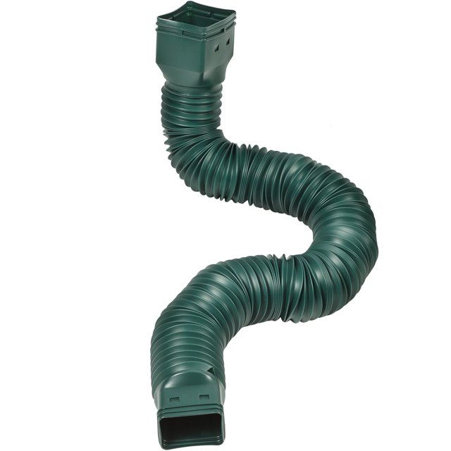 Rainwater Drainage Pipe Gutter Extension Hose down Spout Extender Downspout Plastic