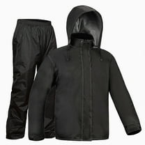 Rainwear Rain Suit Waterproof Cycle Rain Cover Jacket & Trousers Unisex Hiking Raincoat Pants Rainwear For Motorcycle Fishing