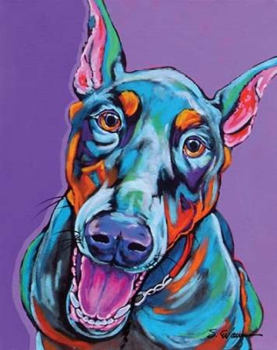 Rainy Canvas Art - Sally Evans (22 x 28)