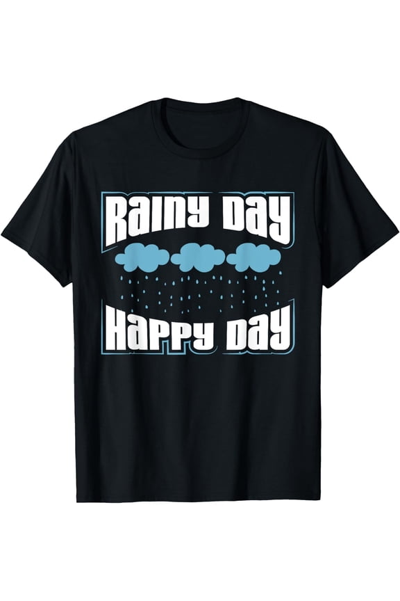 Rainy Day Lover Graphic Art Design - Clouds and Rain T-Shirt