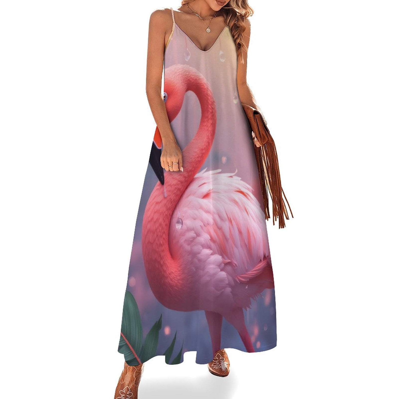 Flamingo Garden Dress