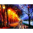 thumbnail image 1 of Rainy Night Walk - CANVAS OR WALL ART PRINT, 1 of 1