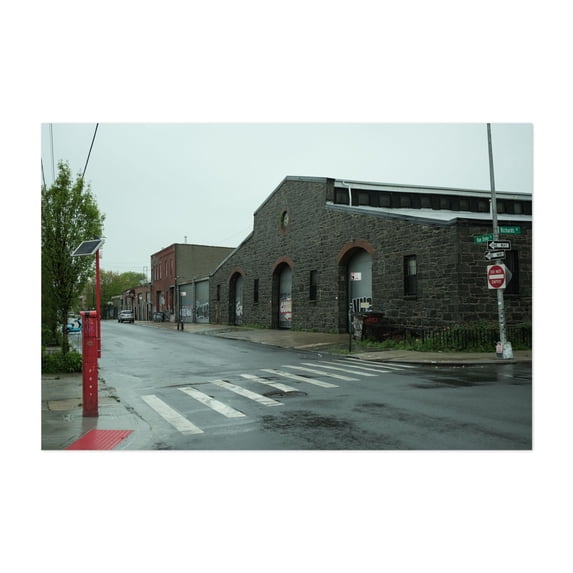 Rainy Red Hook - Brooklyn New York Photography Unframed Wall Art Print 8 x 12 inches