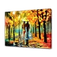 thumbnail image 1 of Rainy Street Night Lover Landscape Oil Painting Canvas Poster Bedroom Decor Sports Landscape Office Room Decor Gift,Frame-style,12x18inch(30x45cm), 1 of 8