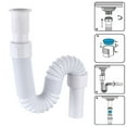 Rainy Universal Bathroom Basin/Shower Kitchen Sink Flexible Waste Pipe