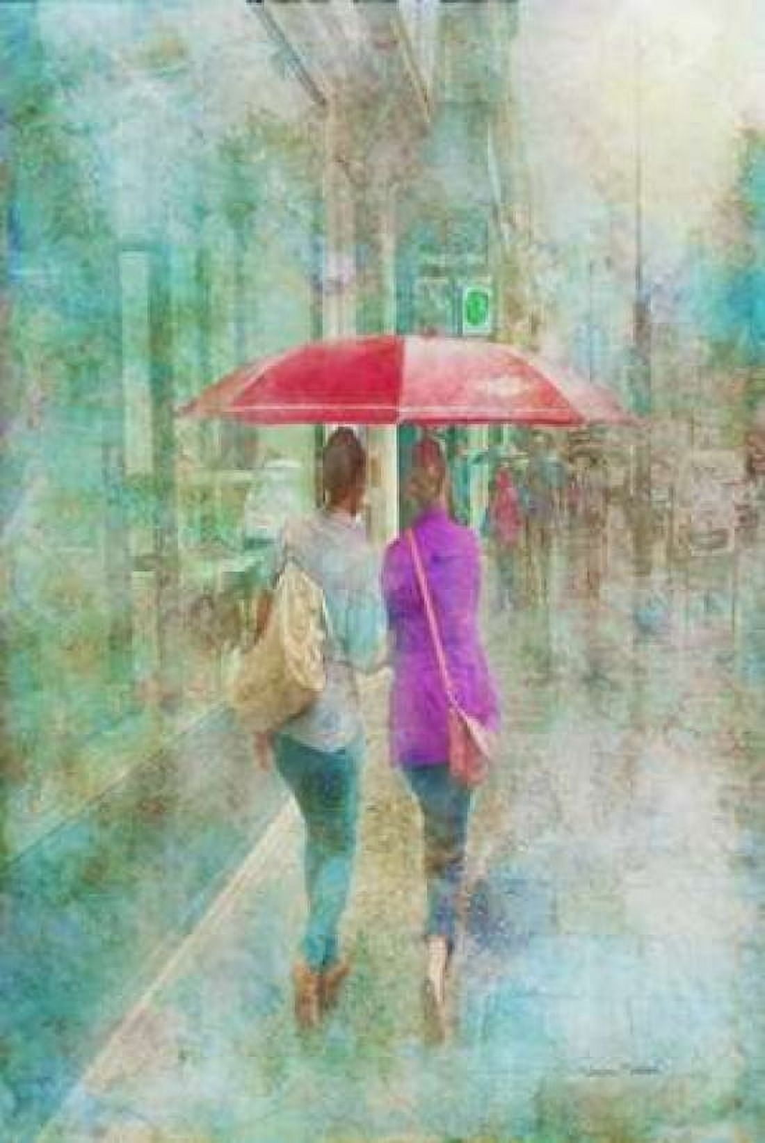 Rainy in Paris I Canvas Art - Ramona Murdock (12 x 18)