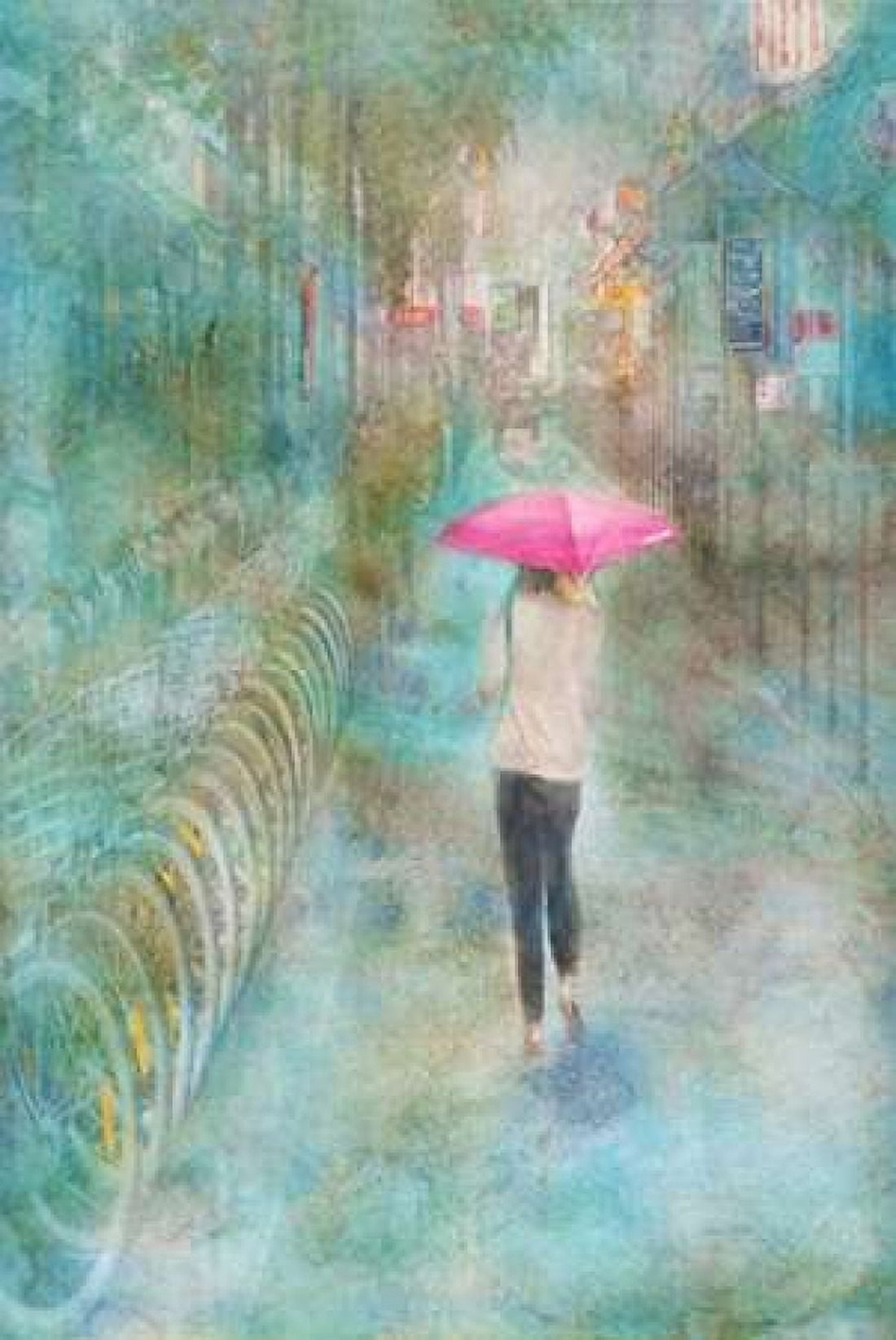 Rainy in Paris III Canvas Art - Ramona Murdock (24 x 36)