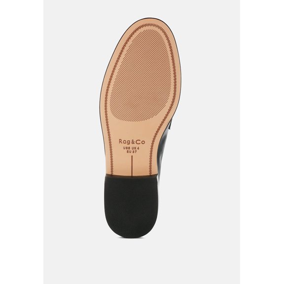 Raisa Stud Embellished Penny Loafers