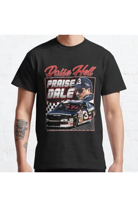 Raise Hell Praise Dale 90s Retro Racing Inspired Tee, Unisex Sizes