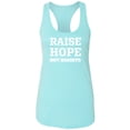 thumbnail image 1 of Raise Hope Not Racists Racerback Tank, 1 of 3