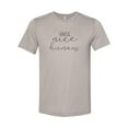 thumbnail image 1 of "Raise Nice Humans, Parenting Shirt, Unisex, Sublimation T, Gift For Her, Raising Kids, Nice Humans, Be Kind, Be Nice, Future Generations, Heather Stone, XL", 1 of 1