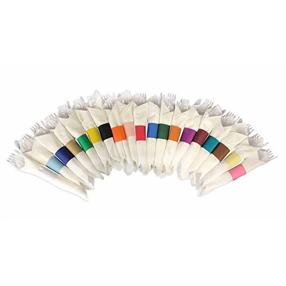 Raise Products Paper Napkin Bands Self Adhesive | Paper Napkin Rings Self-Adhering | Pre-Cut | Disposable | Safety Glue | Bond Paper | Pack of 4,000, 4.25 x 1.5,Dark Blue