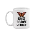 thumbnail image 1 of Raise, Release Rejoice Butterfly Mug - Smartprints Designs,, 1 of 4