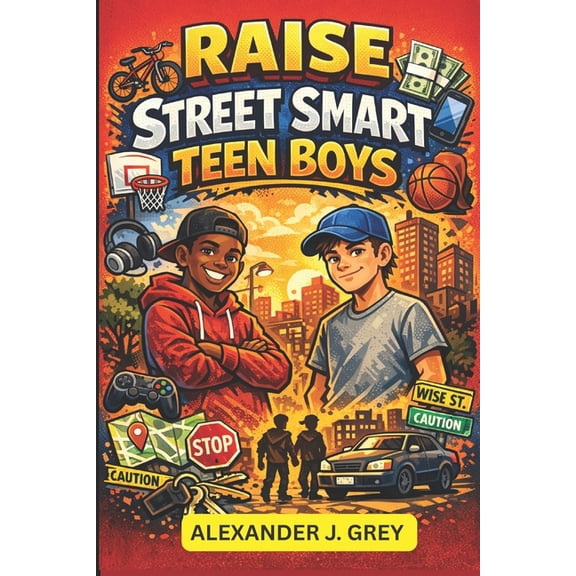Raise Street-Smart Teen Boys: 101 Real-world Skills for Awareness, Resilience, Confidence, Good Judgement and Staying Ah, (Paperback)