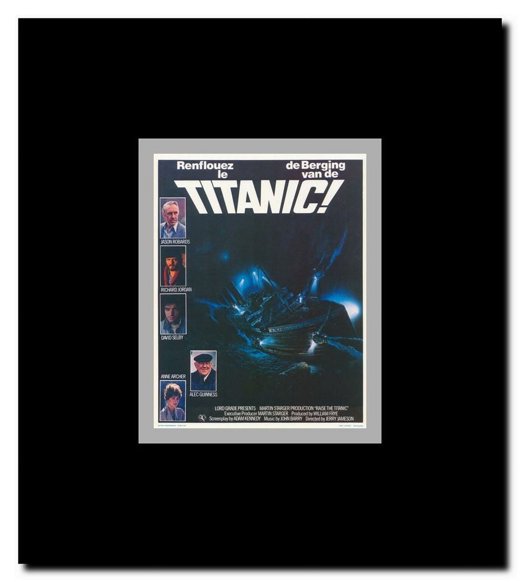 Raise The Titanic Framed Movie Poster