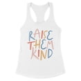 thumbnail image 1 of Raise Them Kind Tank Top Fitted Racerback Women's Medium White, 1 of 5