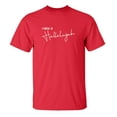 thumbnail image 1 of Raise a Hallelujah Holiday Christmas Short Sleeve T-shirt-Red-xxl, 1 of 4